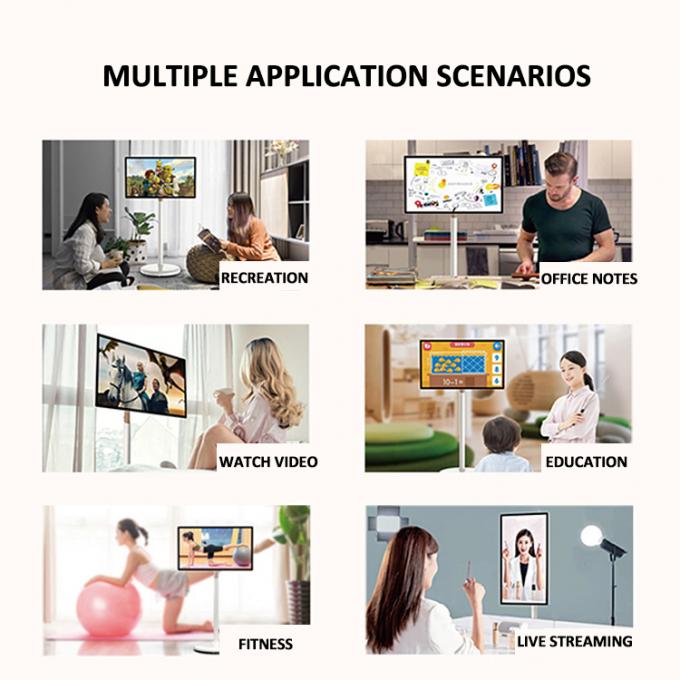 VETO 21.5/27/32 Inch Portable Touch Screen TV 350cd/M2 AC100-240V Capacitive Touch 2