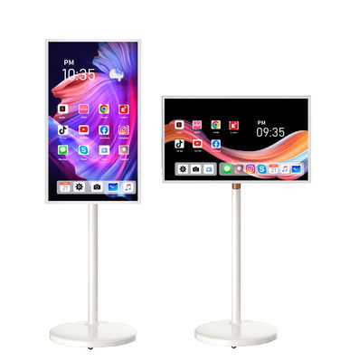 21.5/27/32 Inch Interactive Stand By Me Smart Screen Android TV With Battery