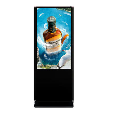VETO 43 49 55 Inch 4K Indoor Floor Standing Kiosk Digital Signage And Advertising Display For Shopping Mall Retail Store