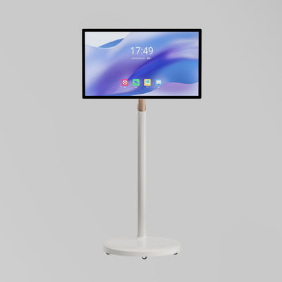 VETO 24 Inch Indoor Touch Screen With Battery 13MP Camera Portable Smart TV On Wheels For Work Studying