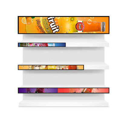 CCC Bar Stretched LCD Display High Brightness Subway Advertising Panel Display Screen