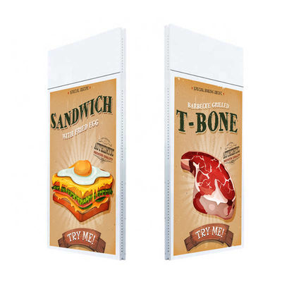 Double Screens Hanging LCD Screen 450-700 Nits Digital Signage High Resolution