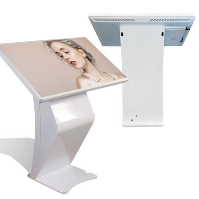 TFT LCD Advertising Touch Screen Kiosk 6/10/20 Points Touch 65'' 4K For Shopping Mall