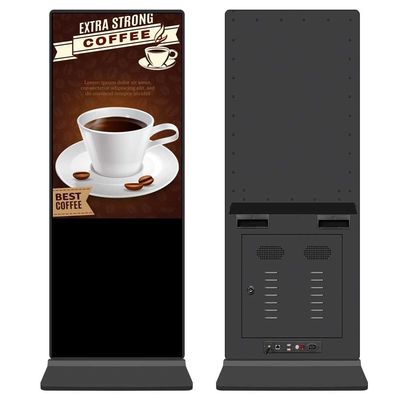 43 49 Inch Floor Standing Digital Signage Advertising Player Equipment For Station