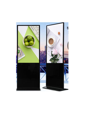 NTSC SECAM 450cd/M2 55in LCD Advertising Player Kiosk