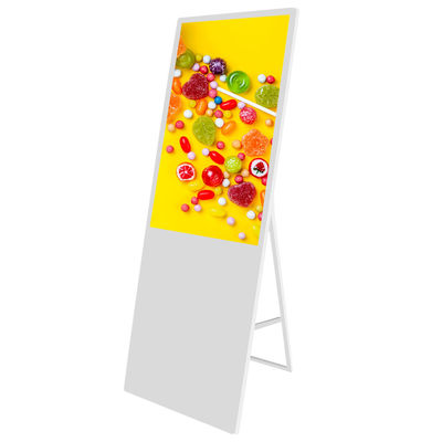 55in Floor Stand Signage Advertisement Player Portable Media Lcd Display