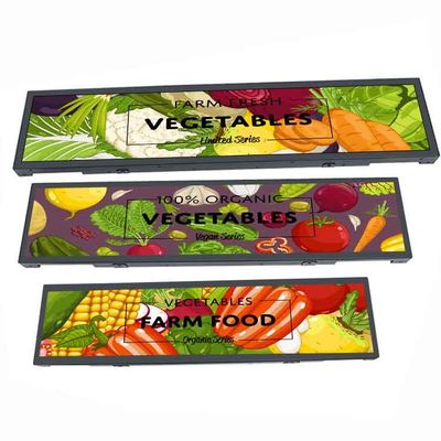 43.9 Inch Shelf Edge Digital Display Stretched Bar Lcd Screen For Supermarket